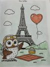 Coloriage Tour Eiffel ZoeOwlExplores